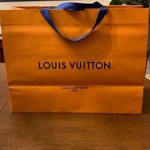 Authentic Louis Vuitton shopping bag